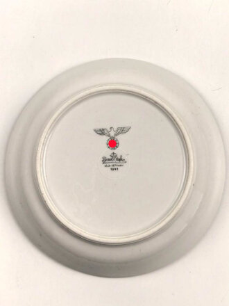 Heer, Kantinenporzellan kleine Schale, Hersteller Rosenthal 1941, Durchmesser 17cm, gebraucht