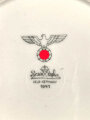 Heer, Kantinenporzellan kleine Schale, Hersteller Rosenthal 1941, Durchmesser 17cm, gebraucht