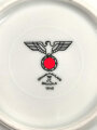 Heer, Kantinenporzellan kleine Schale, Hersteller Johann Haviland 1940, Durchmesser 17cm, gebraucht