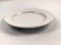 Deutsche Arbeitsfront, Kantinenporzellan kleiner Teller, Hersteller Bauscher Weiden, Durchmesser 19cm, gebraucht