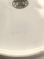 Deutsche Arbeitsfront, Kantinenporzellan kleiner Teller, Hersteller Bauscher Weiden, Durchmesser 19cm, gebraucht