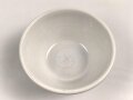 Heer, Kantinenporzellan tiefe Schale, Hersteller Bohemia 1940, Durchmesser 21cm, gebraucht