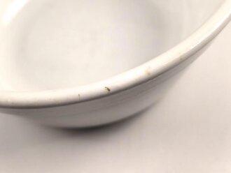 Heer, Kantinenporzellan tiefe Schale, Hersteller Hutschenreuther Hohenberg 1939, Durchmesser 22cm, gebraucht