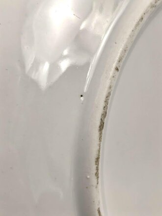Deutsche Arbeitsfront, Kantinenporzellan Schale, Durchmesse 21cm, Hersteller KPM. Gebraucht