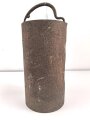 1.Weltkrieg, Wasserkessel zum MG08, alter Schlachtfeldfund. Ungereinigt.