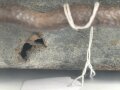 1.Weltkrieg, Patronenkasten 11 für MG08, frühe Ausführung ohne Deckelgriff. Inneneinteilung fehlt, verbogen, Deckelschliesst nicht.