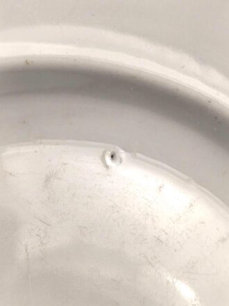 Deutsche Arbeitsfront, Kantinenporzellan Teller, Hersteller TK Thun, Durchmesser 19cm, gebraucht