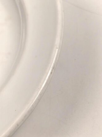 Deutsche Arbeitsfront, Kantinenporzellan Teller, Hersteller TK Thun, Durchmesser 19cm, gebraucht