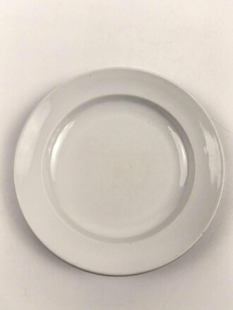 Deutsche Arbeitsfront, Kantinenporzellan Teller, Hersteller TK Thun, Durchmesser 19cm, gebraucht