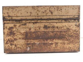 Transportkasten Wehrmacht "Schwebekreisvisier 38 " SV38. Ungereinigtes Stück, Originallack