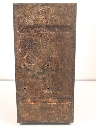Transportkasten Wehrmacht "Schwebekreisvisier 38 " SV38. Ungereinigtes Stück, Originallack