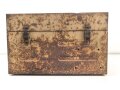 Transportkasten Wehrmacht "Schwebekreisvisier 38 " SV38. Ungereinigtes Stück, Originallack