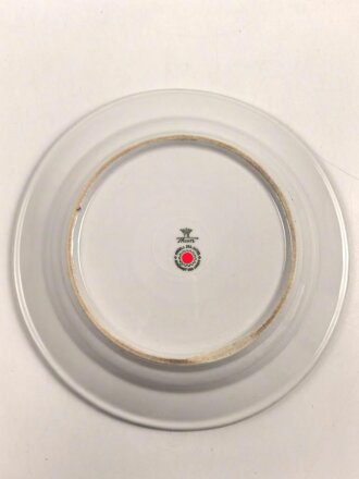 Deutsche Arbeitsfront, Kantinenporzellan Teller, Hersteller TK Thun, Durchmesser 19cm, gebraucht