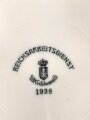Reichsarbeitsdienst, Kantinenporzellan Teller, Durchmesser 24cm, Hersteller Alt Schönwald 1938. Gebraucht