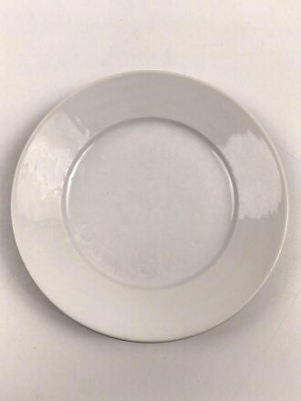 Reichsarbeitsdienst, Kantinenporzellan Teller, Durchmesser 24cm, Hersteller Hutschenreuther Selb 1938. Gebraucht