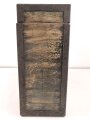Transportkasten höchstwahrscheinlich frühe Wehrmacht. Ungereinigtes Stück, Maße etwa 50 x 17 x 38cm