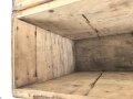 Transportkasten höchstwahrscheinlich frühe Wehrmacht. Ungereinigtes Stück, Maße etwa 50 x 17 x 38cm