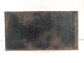 Luftwaffe, Werkzeugkasten für Flugzeug Elektriker. Originallack, schweres Stück, Bodenmaße etwa 28 x 52cm