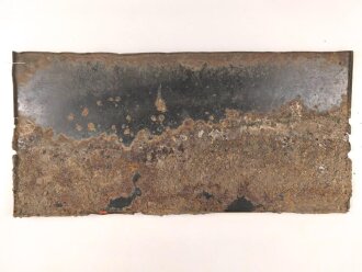 Luftschutz Emailleschild "Öffentlicher Sammel Schutzraum 175 Personen" Maße 39 x 80cm, ungereinigtes Stück