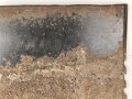 Luftschutz Emailleschild "Öffentlicher Sammel Schutzraum 175 Personen" Maße 39 x 80cm, ungereinigtes Stück