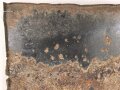 Luftschutz Emailleschild "Öffentlicher Sammel Schutzraum 175 Personen" Maße 39 x 80cm, ungereinigtes Stück