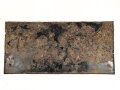 Luftschutz Emailleschild "Öffentlicher Sammel Schutzraum 150 Personen" Maße 39 x 80cm, ungereinigtes Stück