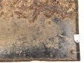 Luftschutz Emailleschild "Öffentlicher Sammel Schutzraum 150 Personen" Maße 39 x 80cm, ungereinigtes Stück