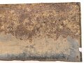 Luftschutz Emailleschild "Öffentlicher Sammel Schutzraum 150 Personen" Maße 39 x 80cm, ungereinigtes Stück
