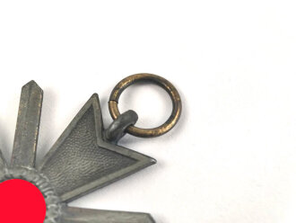 Kriegsverdienstkreuz 2. Klasse mit Schwertern, Hersteller 55 im Bandring für " J.E. Hammer & Söhne, Geringswalde " Ausführung in Zink