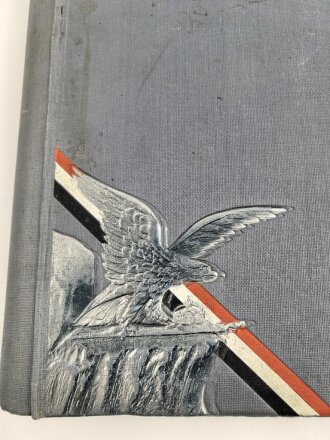 1.Weltkrieg, patriotisches Postkarten Album, einige Fotos eingekebt, sonst leer