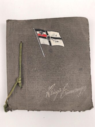 1.Weltkrieg, patriotisches Postkarten Album "Kriegs...