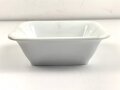 Heer, Kantinenporzellan kleine, eckige Schale, Kantenlänge 21cm, Hersteller Rosenthal Selb-Germany 1941. Gebraucht