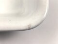 Heer, Kantinenporzellan kleine, eckige Schale, Kantenlänge 21cm, Hersteller Rosenthal Selb-Germany 1941. Gebraucht