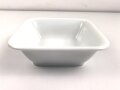 Heer, Kantinenporzellan kleine, eckige Schale, Kantenlänge 21cm, Hersteller Rosenthal Selb-Germany 1940. Gebraucht