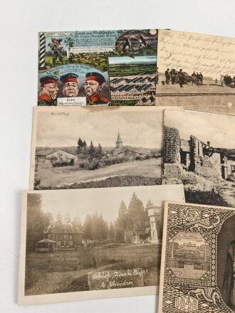 Kaiserreich und 1. Weltkrieg, 10 Stück Ansichtskarten