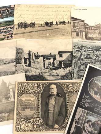 Kaiserreich und 1. Weltkrieg, 10 Stück Ansichtskarten