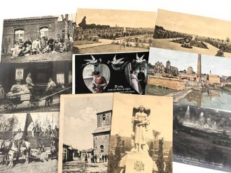 Kaiserreich und 1. Weltkrieg, 10 Stück Ansichtskarten