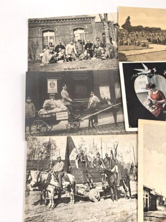 Kaiserreich und 1. Weltkrieg, 10 Stück Ansichtskarten