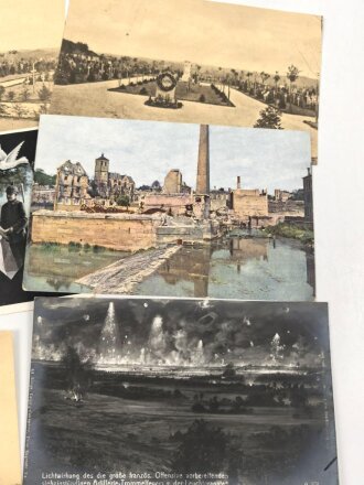 Kaiserreich und 1. Weltkrieg, 10 Stück Ansichtskarten