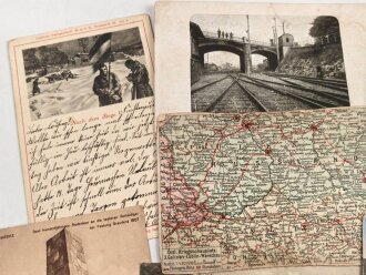 Kaiserreich und 1. Weltkrieg, 10 Stück Ansichtskarten