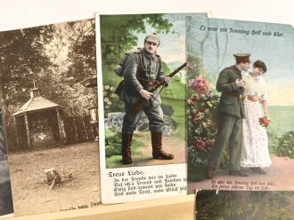 Kaiserreich und 1. Weltkrieg, 10 Stück Ansichtskarten
