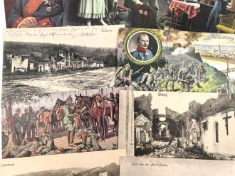 Kaiserreich und 1. Weltkrieg, 10 Stück Ansichtskarten