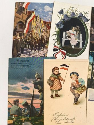 Kaiserreich und 1. Weltkrieg, 10 Stück Ansichtskarten