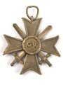 Kriegsverdienstkreuz 2. Klasse 1939  mit Schwertern, Ring und Kanten defekt
