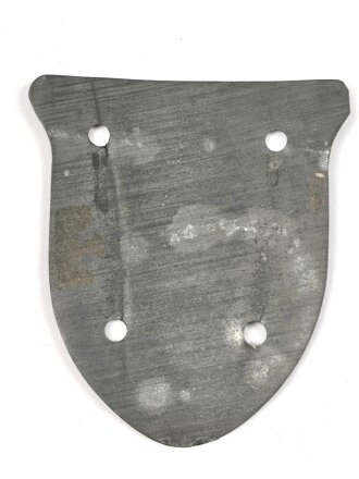 Rückenplatte für ein Krimschild 1941/ 1942. Zink