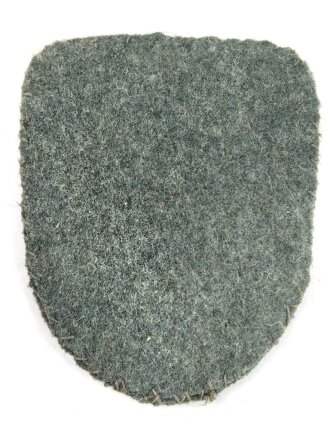 Tuchunterlage für ein Krimschild oder Kubanschild des Heeres, das Tuch gedoppelt, Klebstoffspuren