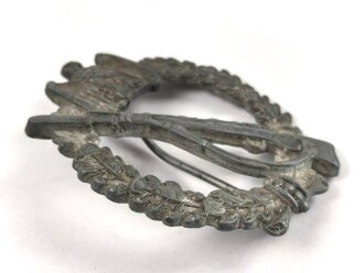 Infanterie Sturmabzeichen in silber, Hersteller Assmann 4, entnazifiziert