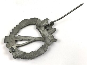 Infanterie Sturmabzeichen in silber, Hersteller Assmann 4, entnazifiziert
