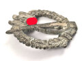 Infanterie Sturmabzeichen in silber, Zink versilbert, Nadel fehlt