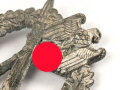 Infanterie Sturmabzeichen in silber, Zink versilbert, Nadel fehlt